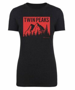 Twin Peaks Red Mountain Range Women’s Tri-Blend T-Shirt