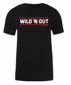 Wild ‘N Out Lined Logo Adult Short Sleeve T-Shirt