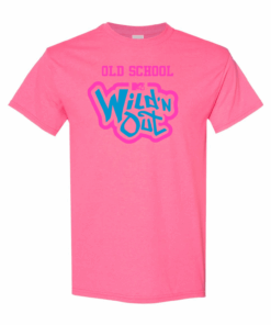 Wild ‘N Out Neon Pink Old School Adult Short Sleeve T-Shirt