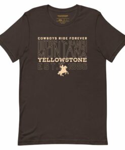 Yellowstone Cowboys Ride Forever Unisex T-Shirt
