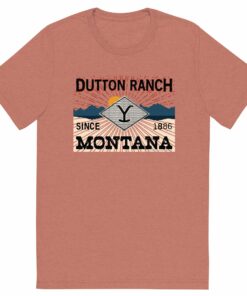 Yellowstone Dutton Ranch Montana Tri-Blend Short Sleeve T-Shirt