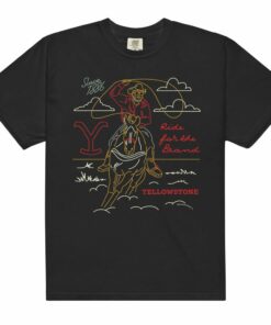 Yellowstone Ride For The Brand Outline T-Shirt