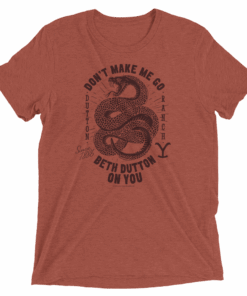 Yellowstone Snake Beth Dutton On You Unisex Tri-Blend T-Shirt
