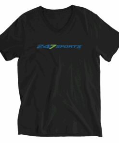 247 Sports Logo V-Neck Short Sleeve T-Shirt