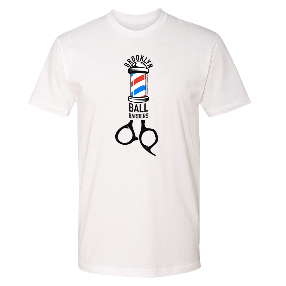 As Seen On Comedy Central Ball Barbers Logo Adult Short Sleeve T-Shirt As Seen On Comedy Central Ball Barbers Logo Adult Short Sleeve T-Shirt