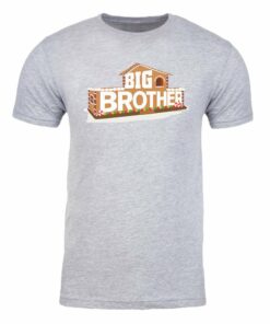 Big Brother Gingerbread House Logo Adult Short Sleeve T-Shirt