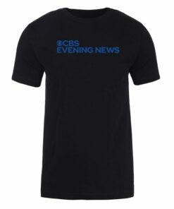 CBS News Evening News Logo Adult Short Sleeve T-Shirt