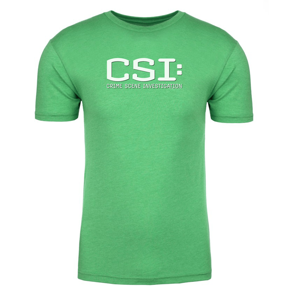 CSI Crime Scene Investigation Men's Tri-Blend T-Shirt CSI Crime Scene Investigation Men's Tri-Blend T-Shirt
