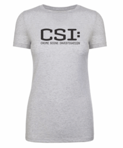 CSI Crime Scene Investigation Women’s Tri-Blend T-Shirt