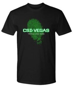 CSI Vegas Truth Lies Here  Adult Short Sleeve T-Shirt