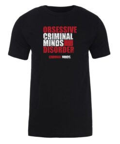Criminal Minds Obsessive Criminal Minds Disorder Adult Short Sleeve T-Shirt