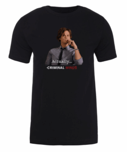 Criminal Minds Spencer Reid Actually… Adult Short Sleeve T-Shirt