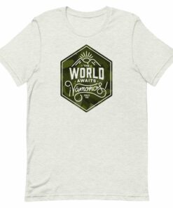 Dora the Explorer The World Awaits Adult Short Sleeve T-Shirt