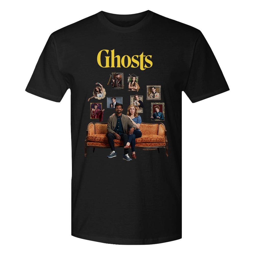 Ghosts Portraits Adult Unisex T-Shirt Ghosts Portraits Adult Unisex T-Shirt