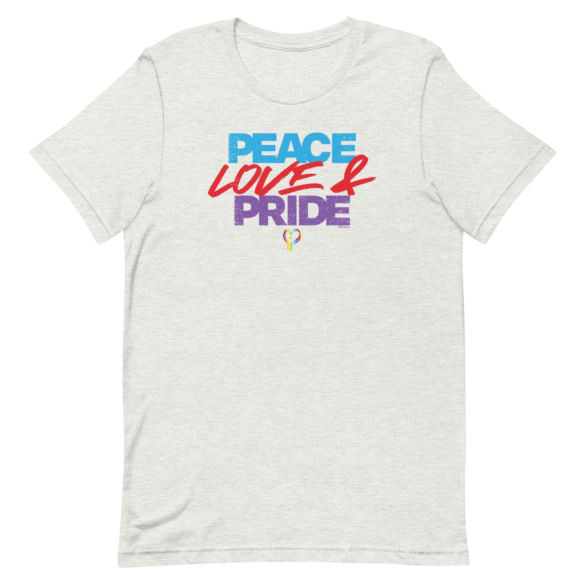 JoJo Siwa Peace Love & Pride Adult Short Sleeve T-Shirt JoJo Siwa Peace Love & Pride Adult Short Sleeve T-Shirt