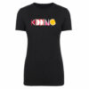 Kidding Logo Women’s Tri-Blend Short Sleeve T-Shirt