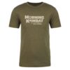 Morning Kombat Logo with Names Men’s Tri-Blend T-Shirt