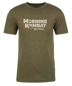 Morning Kombat Logo with Names Men’s Tri-Blend T-Shirt