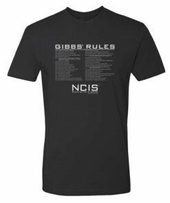 NCIS Gibbs Rules Adult Short Sleeve T-Shirt
