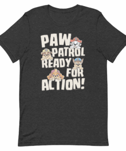 PAW Patrol Ready For Action Adult Short Sleeve T-Shirt