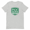 Pick Six Podcast Logo Adult Short Sleeve T-Shirt