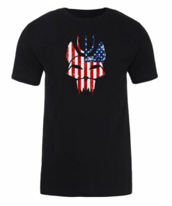 SEAL Team Bravo American Flag Adult Short Sleeve T-Shirt