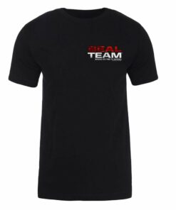 SEAL Team Stacked Logo Chest Adult Short Sleeve T-Shirt