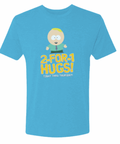 South Park 2 For 1 Hugs Tri-Blend Short Sleeve T-Shirt
