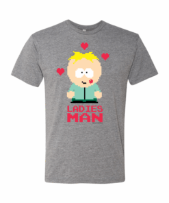 South Park 8-Bit Butters Ladies Man Short Sleeve T-Shirt