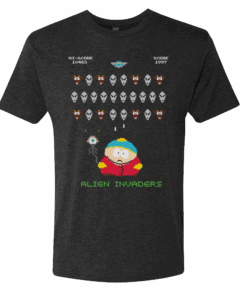 South Park Alien Invaders Men’s Tri-Blend T-Shirt