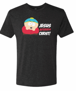 South Park Cartman Jesus Christ Men’s Tri-Blend T-Shirt