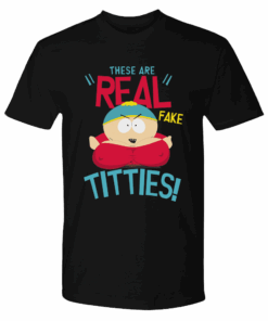 South Park Cartman Real Fake Short Sleeve T-Shirt