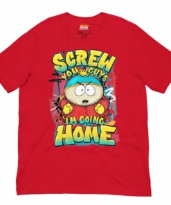South Park Cartman Screw You Guys Graffiti Unisex T-Shirt
