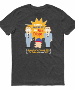 South Park Jack It In San Diego Adult Short Sleeve T-Shirt