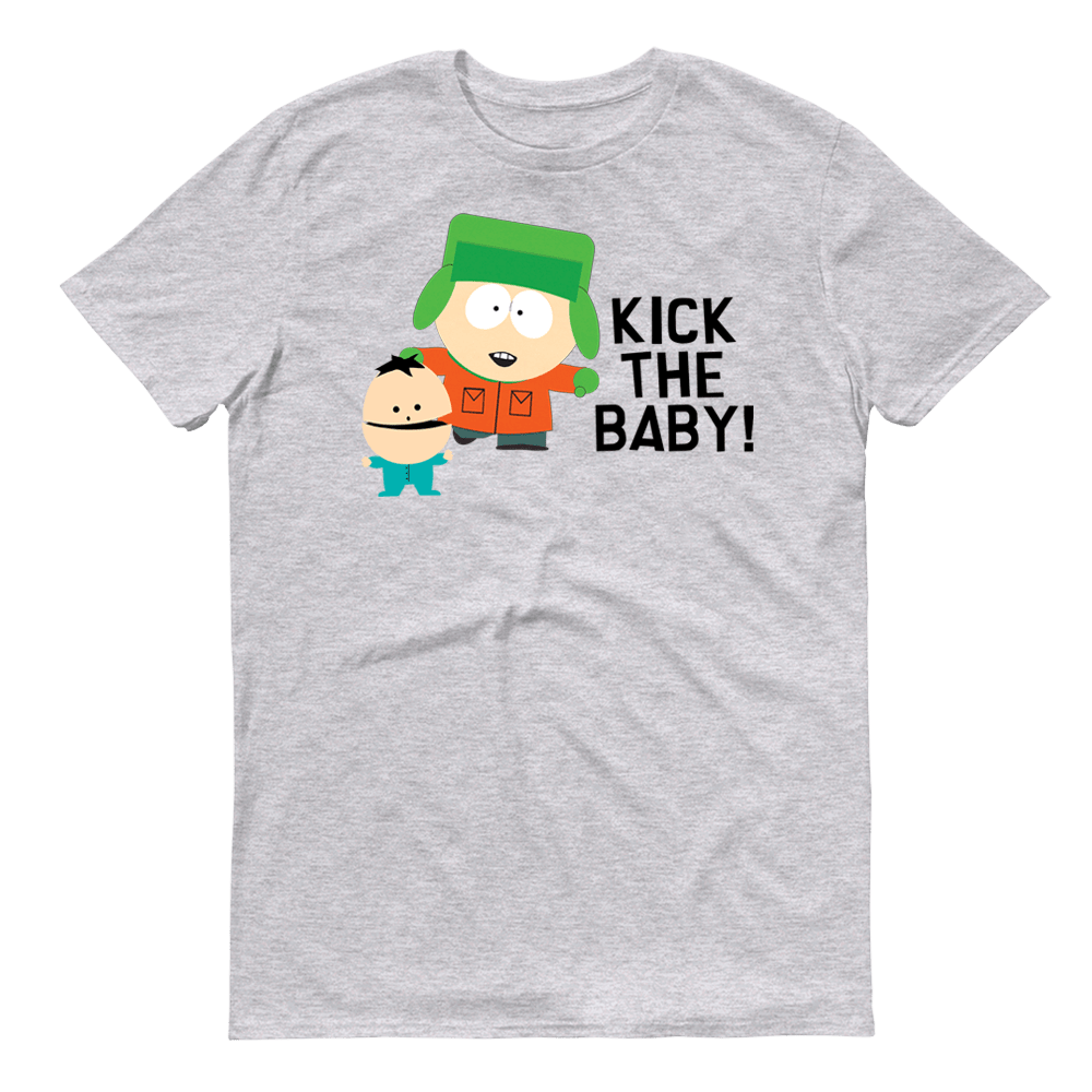 South Park Kyle Kick the Baby Adult Short Sleeve T-Shirt South Park Kyle Kick the Baby Adult Short Sleeve T-Shirt