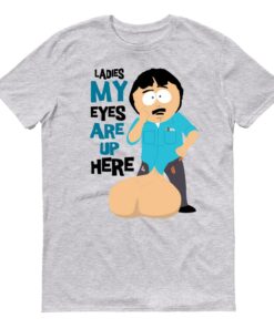 South Park Randy Eyes Up Here Adult Short Sleeve T-Shirt