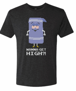 South Park Towelie Wanna Get High Men’s Tri-Blend T-Shirt