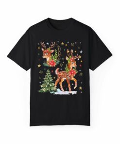 90s Style Christmas Reindeer Tee