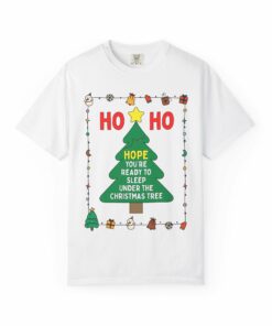 Cute Matching Christmas Activity T-Shirts for Family Ho Ho Hope