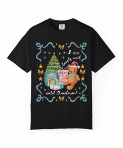 Grandmacore Christmas T-Shirt with Cottagecore Bear