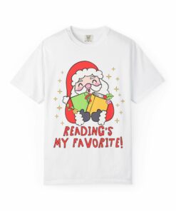 Reading’s My Favorite Santa Tee