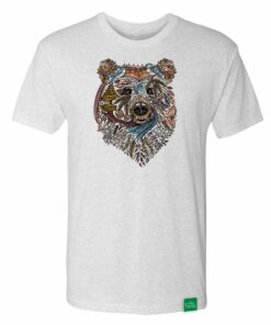 Boho Bear Unisex Triblend T-Shirt