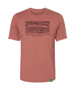 Canyonlands Island in the Sky Sketch T-Shirt