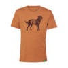 Never Hike Alone Dog Sketch T-Shirt