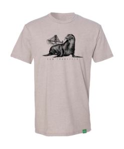 San Francisco Seal Sketch T-Shirt