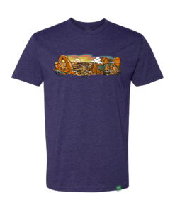 Utah’s National Parks Panorama T-Shirt