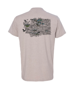 Washington Topo Map T-Shirt