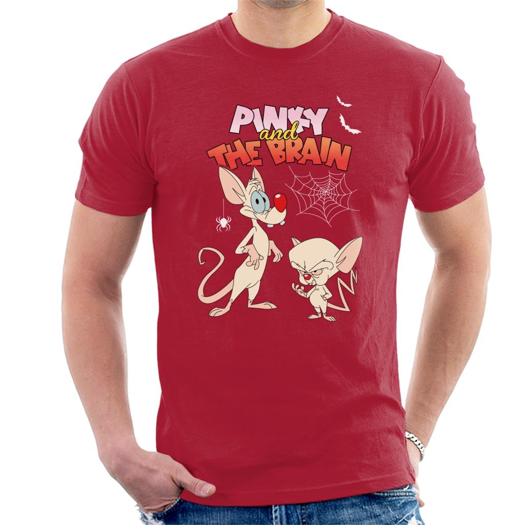 Animaniacs Pinky And The Brain Halloween Creepy Crawlies Men's T-Shirt Animaniacs Pinky And The Brain Halloween Creepy Crawlies Men's T-Shirt