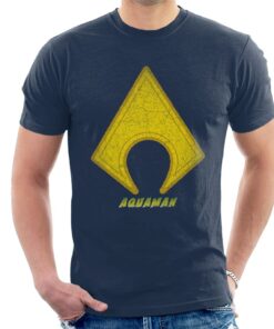 Aquaman Classic Logo Men's T-Shirt 1 Aquaman Classic Logo Mens T Shirt 2