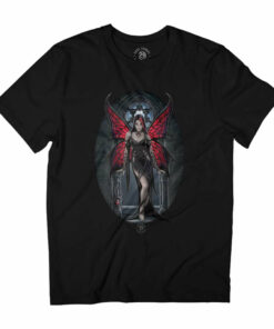 Aracnafaria Gothic Spider Wing Woman Anne Stokes Collection Men’s T-Shirt